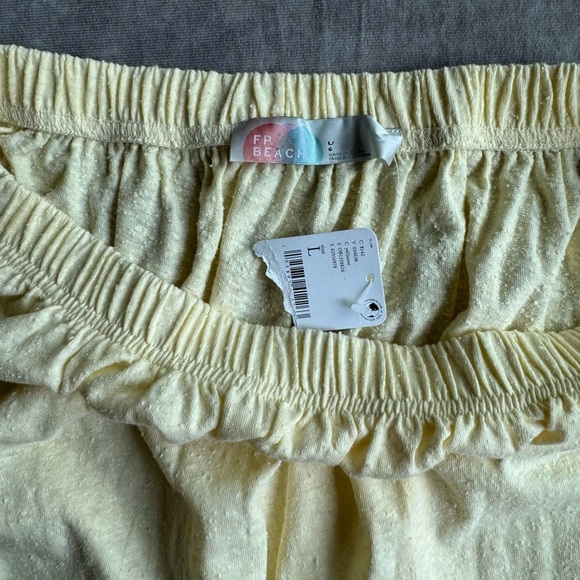 Free People Soft Yellow Lounge Pants - Picture 2 of 11